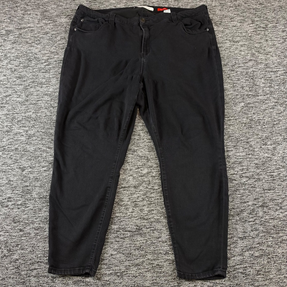 Celebrity Pink The Rider Pants Womens Plus 24 Black Skinny Stretch 26 Inseam